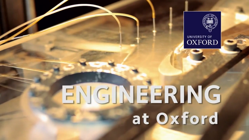 Text says "Engineering at Oxford"